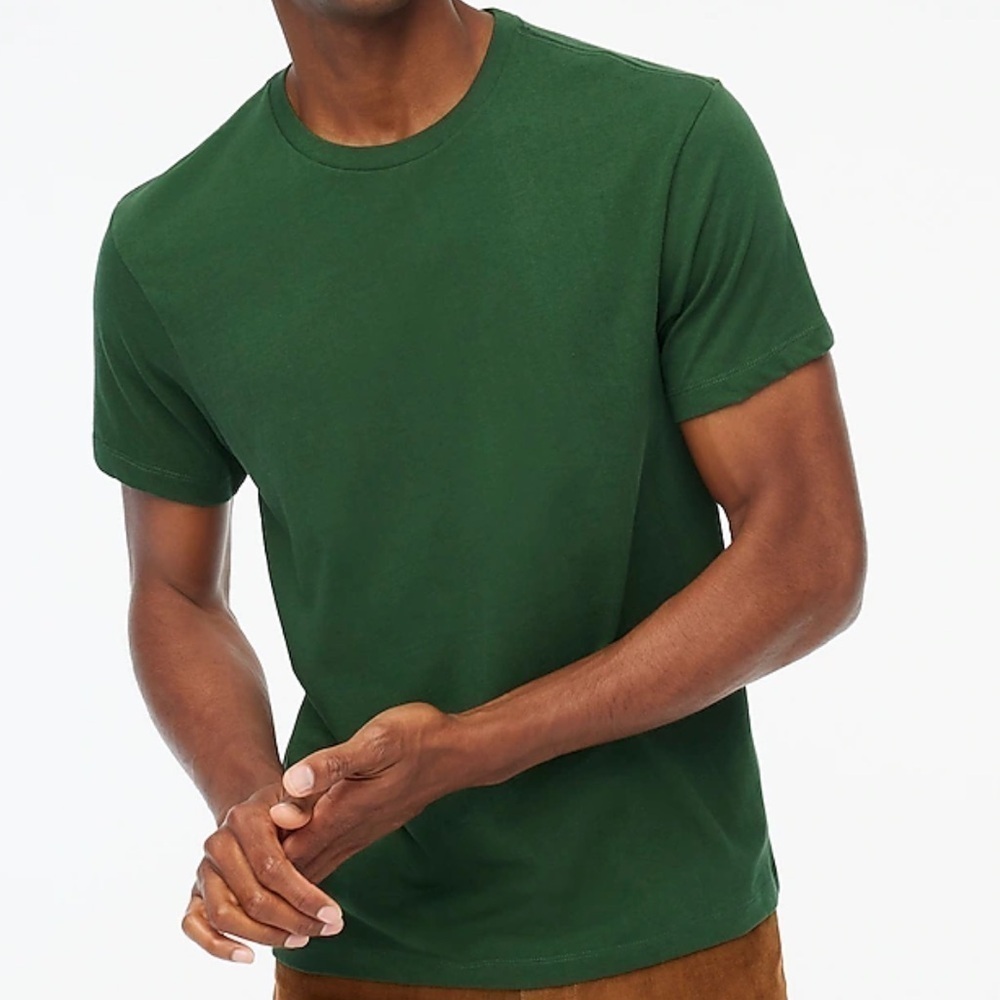 J crew forest fatigue Cotton washed jersey tee